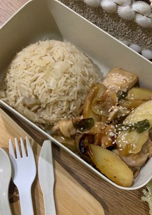 Foto resep Ayam Saus Apel