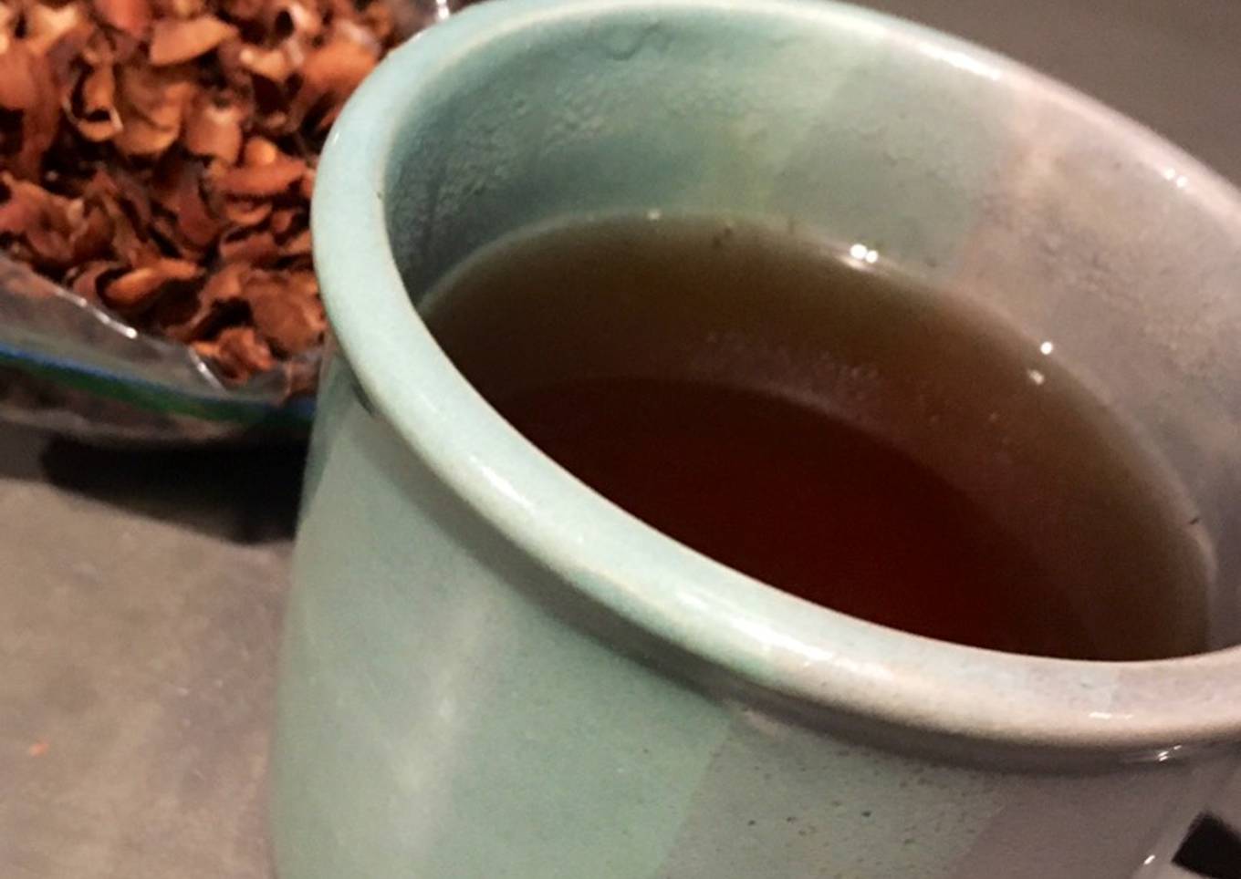 Infusión de cascarilla de cacao