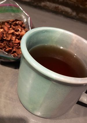 Una foto de Infusión de cascarilla de cacao