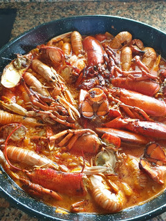 Una foto de Arroz Caldoso con Bogavante