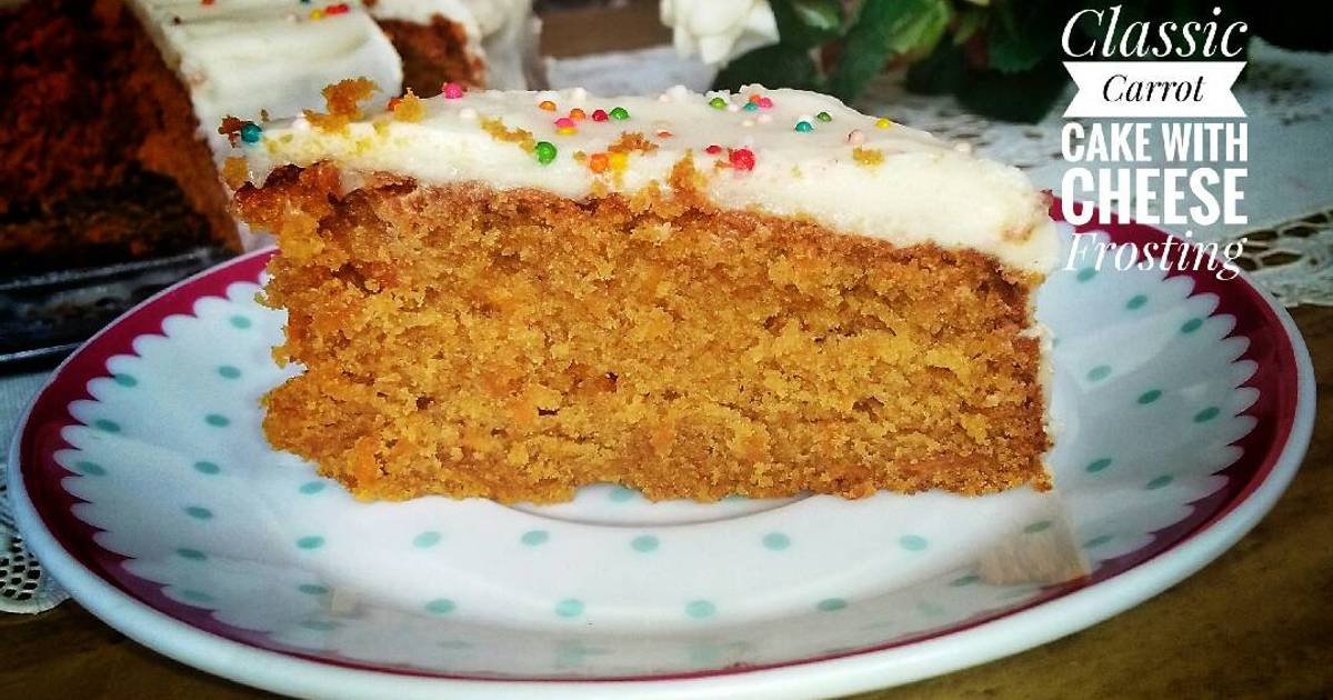 Resep Classic Carrot Cake With Cream Cheese Frosting Oleh Prita Karina ...