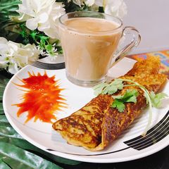 A picture of Green Peas & Gram flour pancakes (cheela).