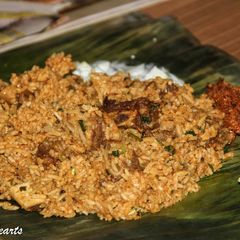 A picture of Kerala Style Mutton Biryani.