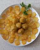 Albóndigas en salsa de cebolla
