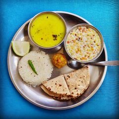 A picture of Thali (Moong Dal Special).