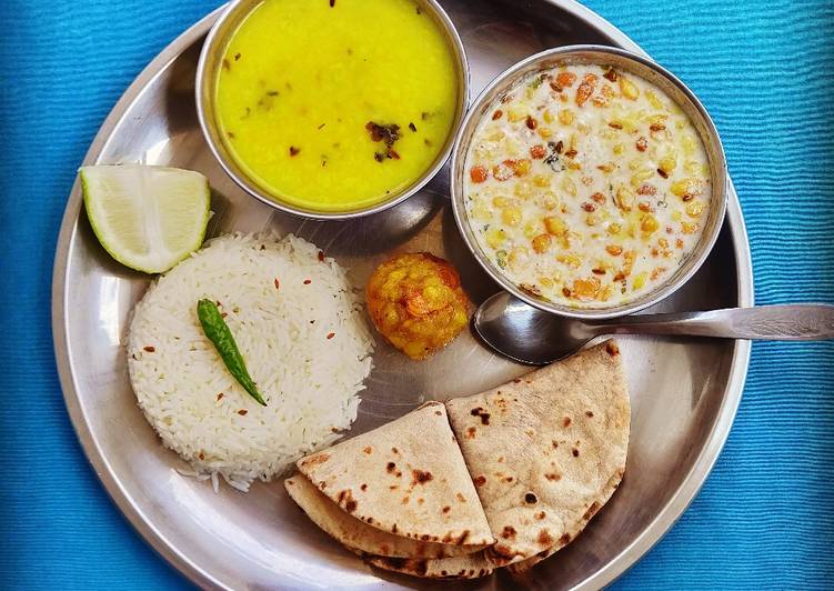 Thali (Moong Dal Special)