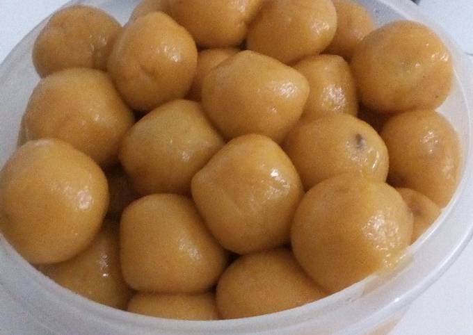 Wajib coba! Cara praktis membuat Klepon ubi  nagih banget