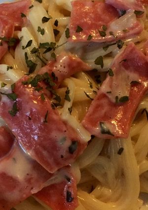 Foto resep Fettuccini Carbonara