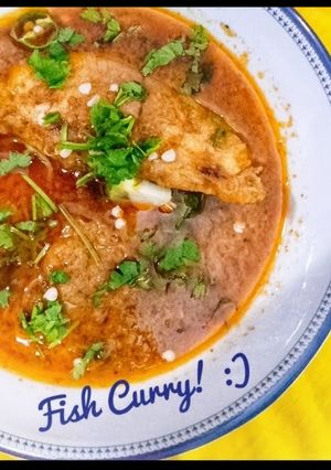 A picture of Fish Curry!.