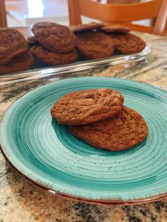 Φωτογραφία της συνταγής Double chocolate chip cookies - τα μπισκότα της δασκάλας μας