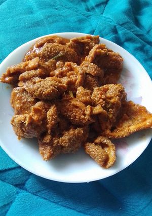 குடல் வறுவல்(liver fry recipe in tamil) செய்முறை முக்கிய புகைப்படம்