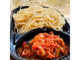 Pasta and sauce
