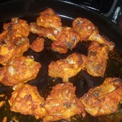 A picture of Marinated chicken.