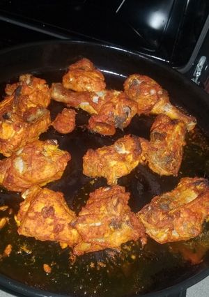 A picture of Marinated chicken.