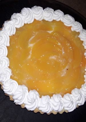 Una foto de Tarta de duraznos