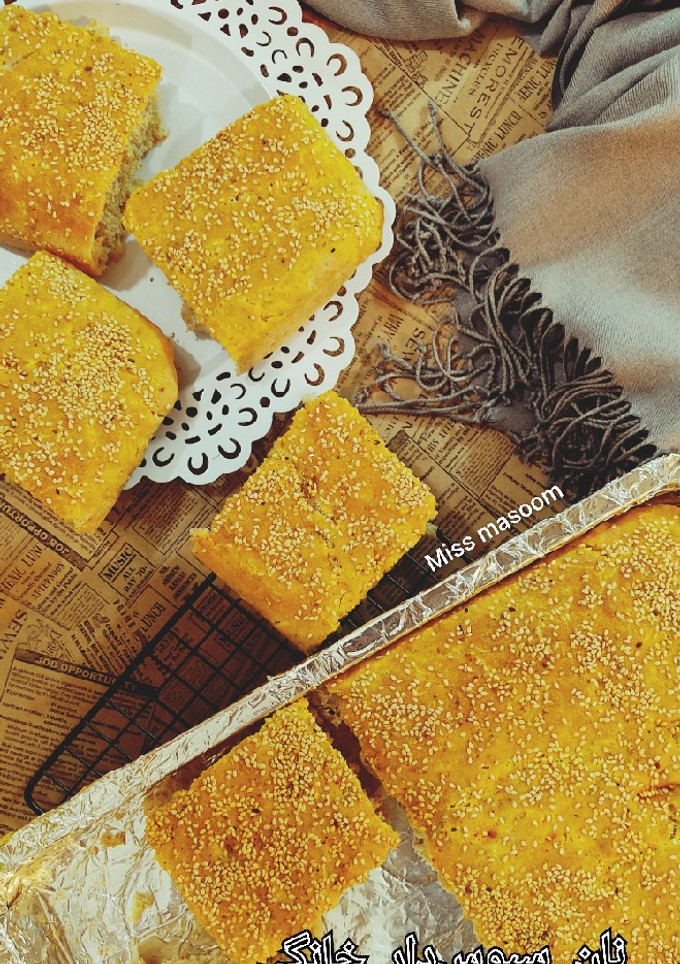 عکسی از دستور نان سبوس دار خانگی