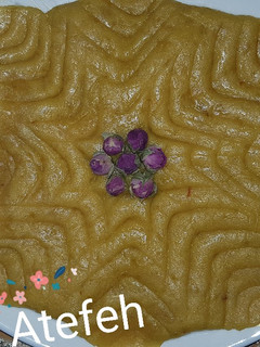 عکسی از دستور حلوای شیر