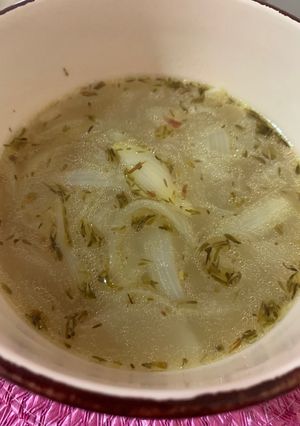 Una foto de Sopa de cebolla