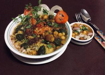 Without Fail Serving Recipe Ragada chat Delicious Simple