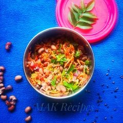 A picture of Cowpeas Flaxseed salad.