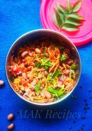 A picture of Cowpeas Flaxseed salad.