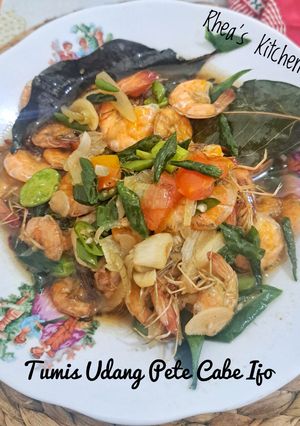 Foto resep Tumis Udang Pete Cabe Ijo