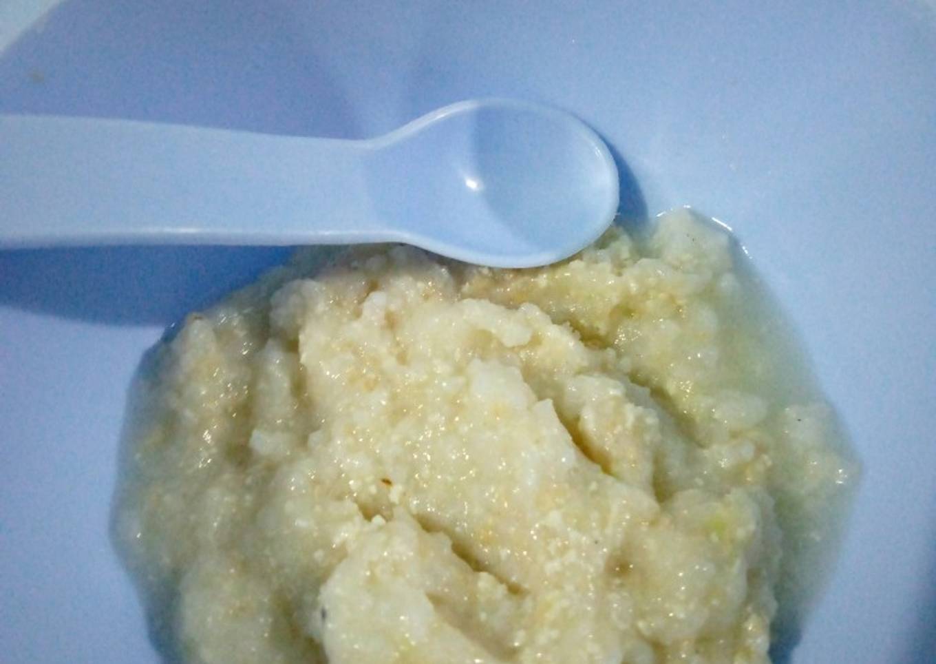 Bubur Nasi ikan tongkol MPASI