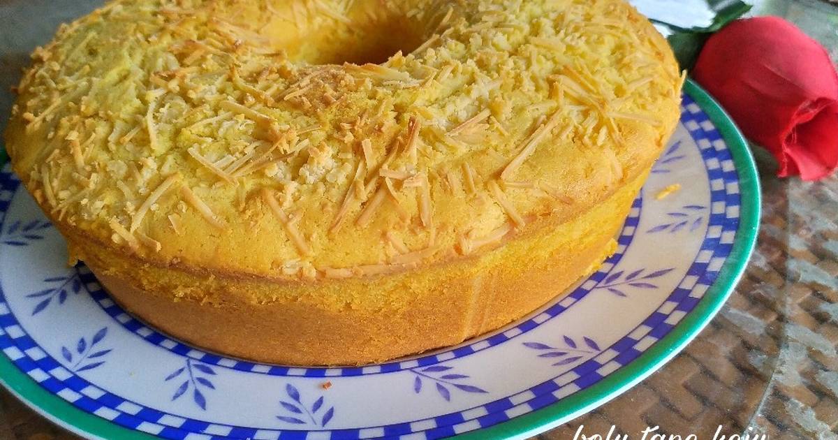 Resep Bolu tape keju lembut dan gak seret. oleh ...