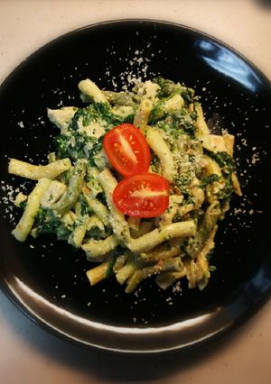 Parajos-csirkés tészta recept fotója