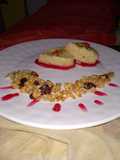 Papaya Halwa Fudge Heart