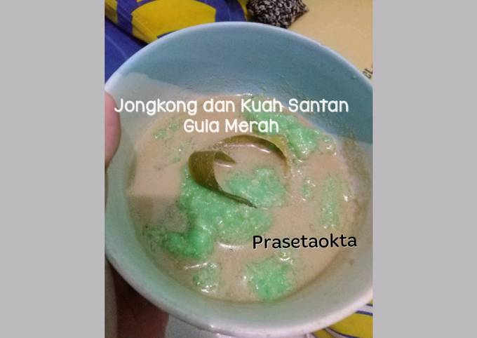 Jongkong dan Kuah Santan Gula Merah