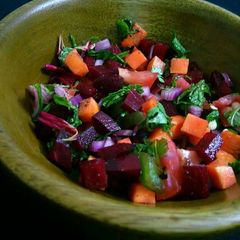 A picture of Carrot And Beetroot Salad.