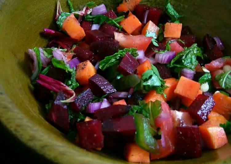 Easiest Way to Cook Appetizing Carrot And Beetroot Salad