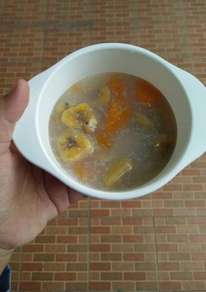 Foto resep MPASI Kolak Pisang Kabocha #9bulan
