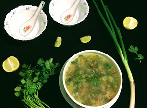 A picture of Lemon Coriander Soup.