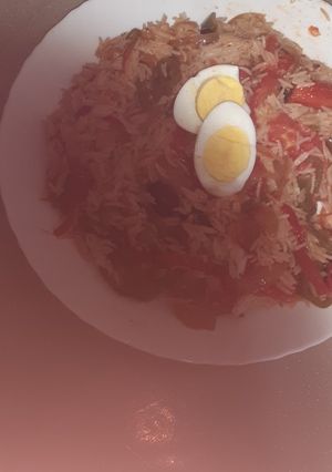 صورة لوصفة ارز بسمتي بالخضروات