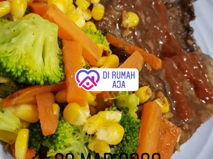 Langkah Gampang Membikin Resep Beef Steak rumahan yang Bikin Ngiler Anti Ribet, Bikin Ngiler