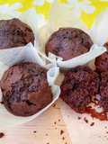 Muffin di farro al cacao
