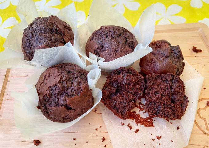 Muffin di farro al cacao