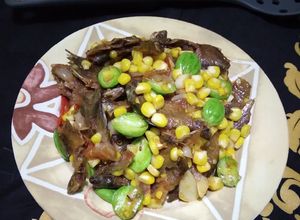 Foto resep Tumis Ikan Sepat Jangung Pete