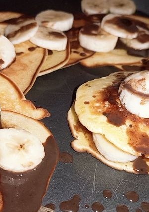 A picture of Sweet vanilla pancakes.