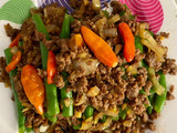 Tumis buncis daging sapi