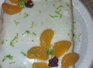 Una foto de Torta de mandarina