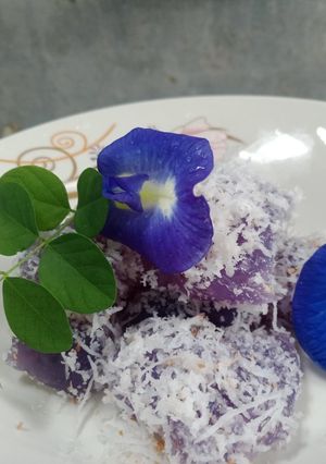 Foto resep Ongol Ongol Bunga Telang Tepung Tapioka