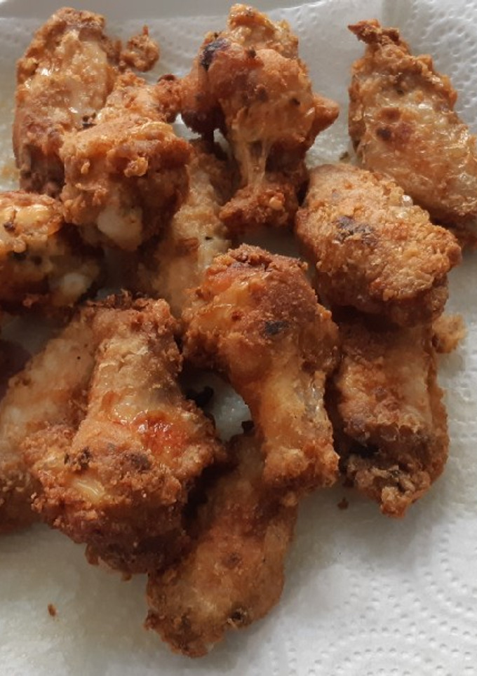 Una foto de Alitas de pollo crujientes