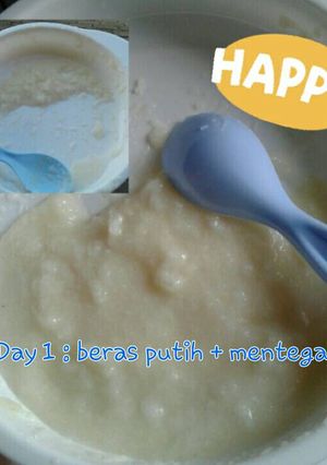 Foto resep MPASI beras putih untuk menu tunggal 6bulan