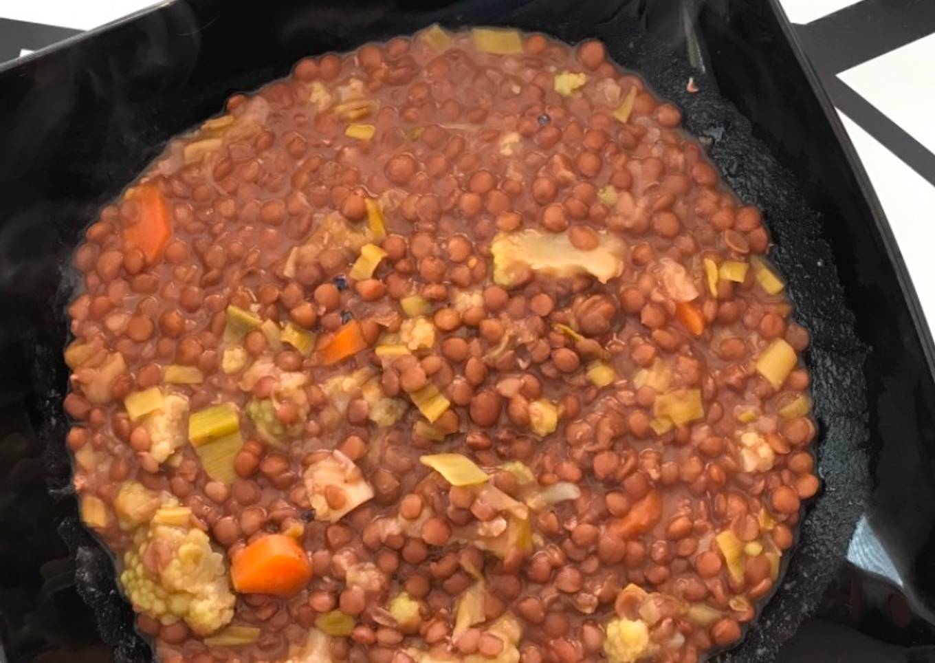 Lentejas con verduras (apto para diabéticos)