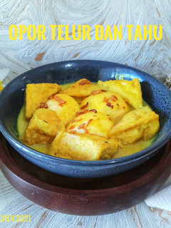 Foto resep Opor Telur dan Tahu⭐