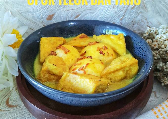 Resep Opor Telur Dan Tahu Oleh Minie Nora Mnkitchen Cookpad