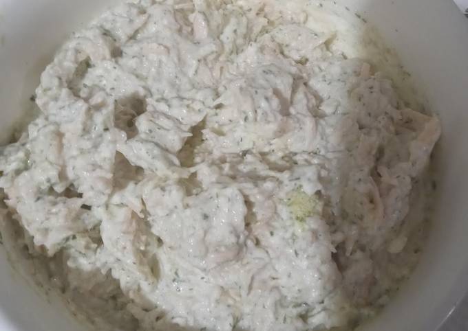 Steps to Prepare Ultimate Creamy Chicken Dip